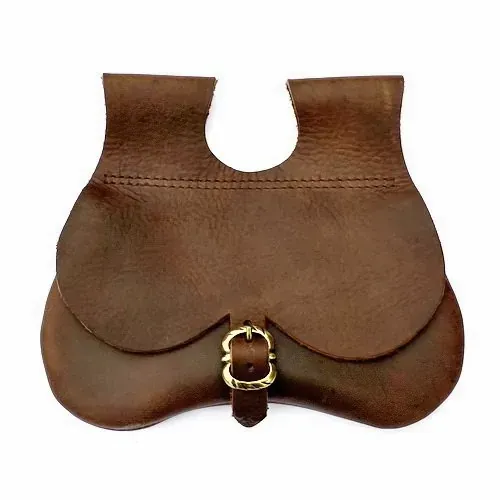 La Bottega di Merlino borsello medievale cintura pelle 20 cm