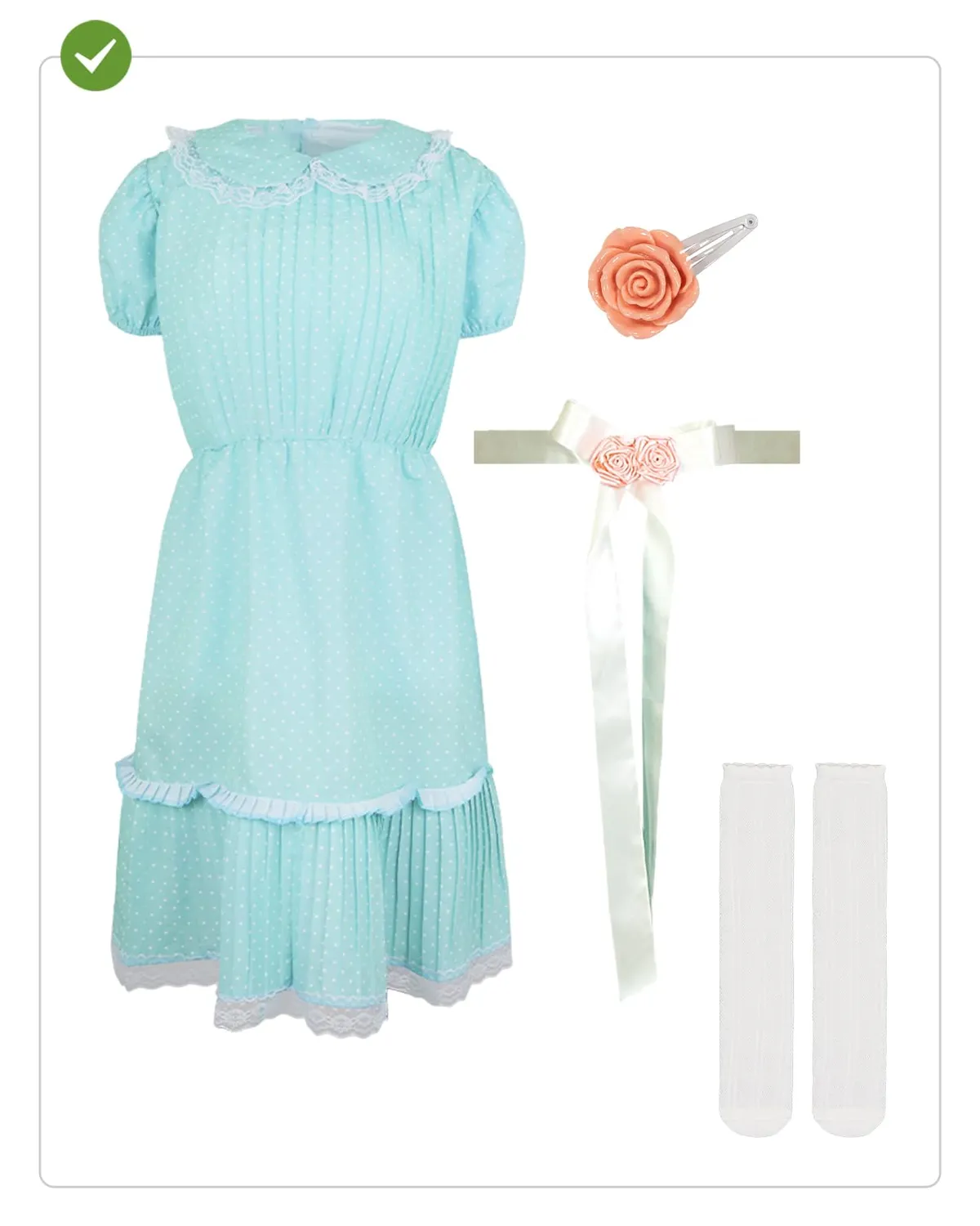 Funidelia costume Shining donna XS vestito horror