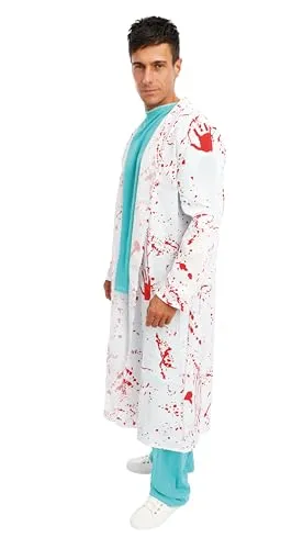 P'tit Clown chirurgo insanguinato costume adulto