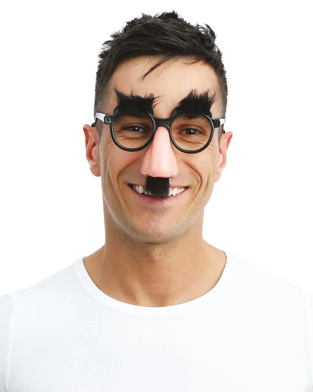 P'tit Clown 40603 occhiali naso baffi adulto divertenti