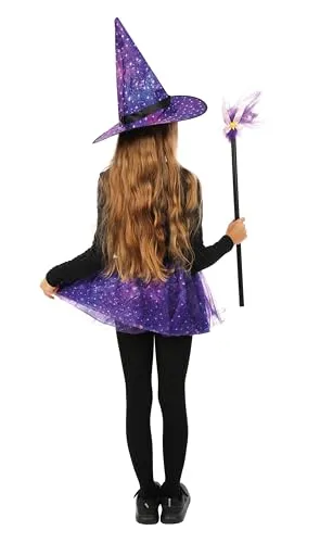 P'tit Clown 23043 costume strega tutù taglia unica per Halloween