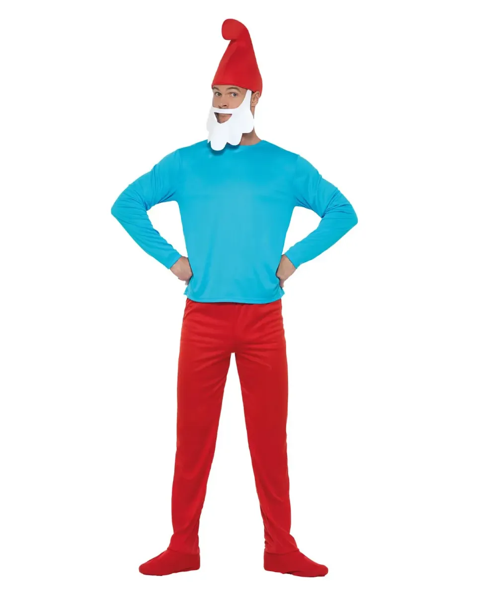 Funidelia Grande Puffo costume uomo rosso M-L