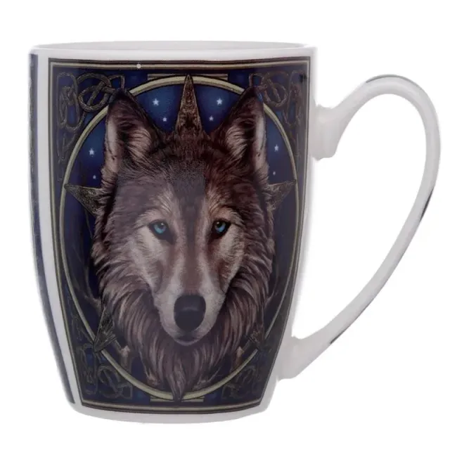 La Bottega di Merlino Lisa Parker tazza lupo porcellana 300 ml