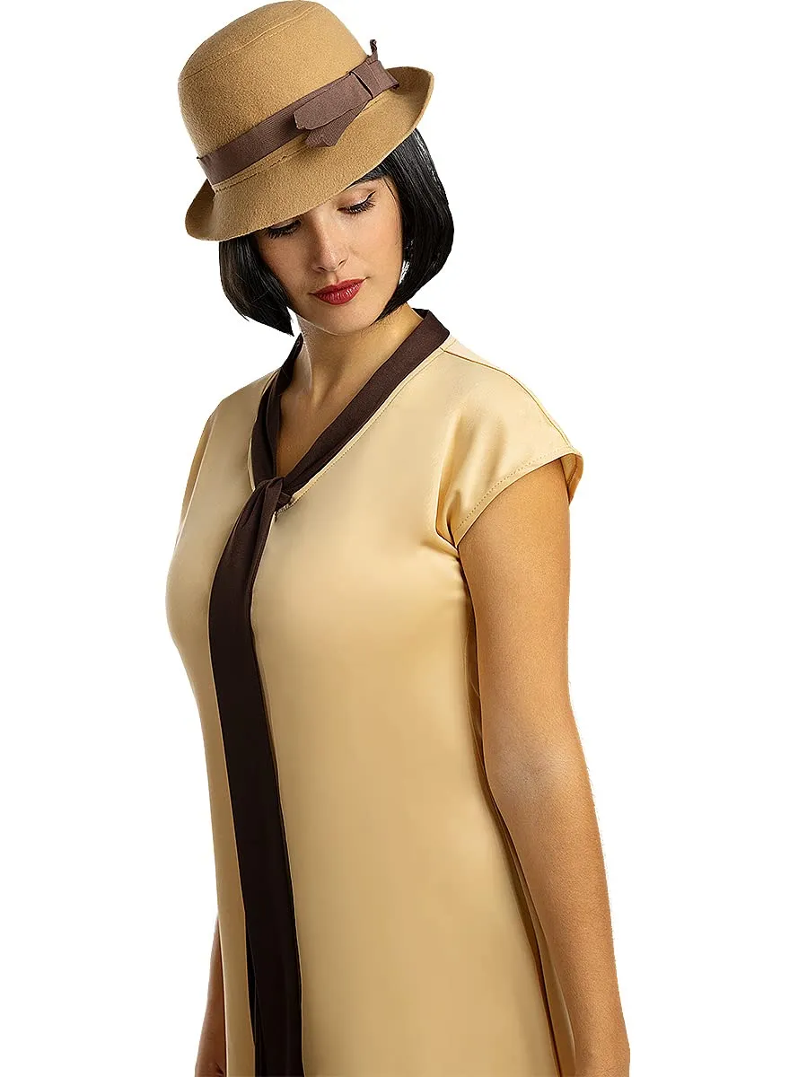 Funidelia Le Ragazze del Centralino Costume Donna S-M Marrone