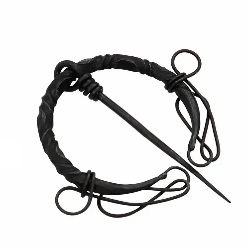 La Bottega di Merlino Fibula annodata spilla ferro 6,2 cm