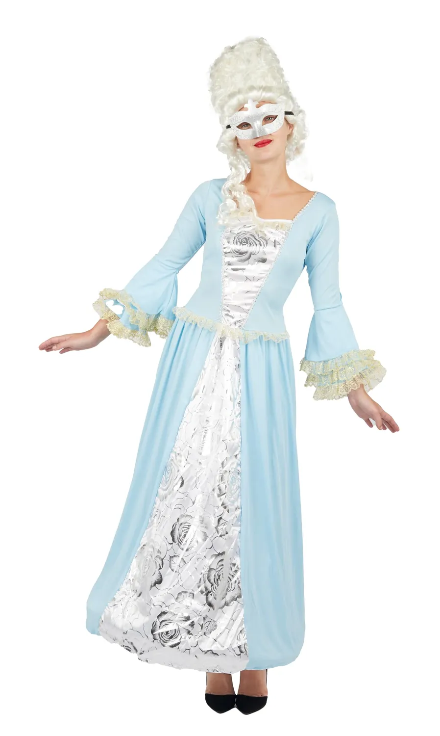 P'tit Clown Marchesa costume donna blu L-XL barocco