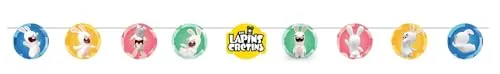 P'tit Clown Conigli Cretini 23338 ghirlanda 3,6 m compleanno