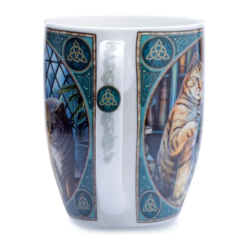 La Bottega di Merlino Purrlock Holmes Tazza 300 ml porcellana gatti