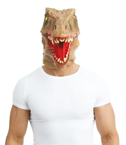 P'tit Clown T-Rex maschera lattice adulto taglia unica