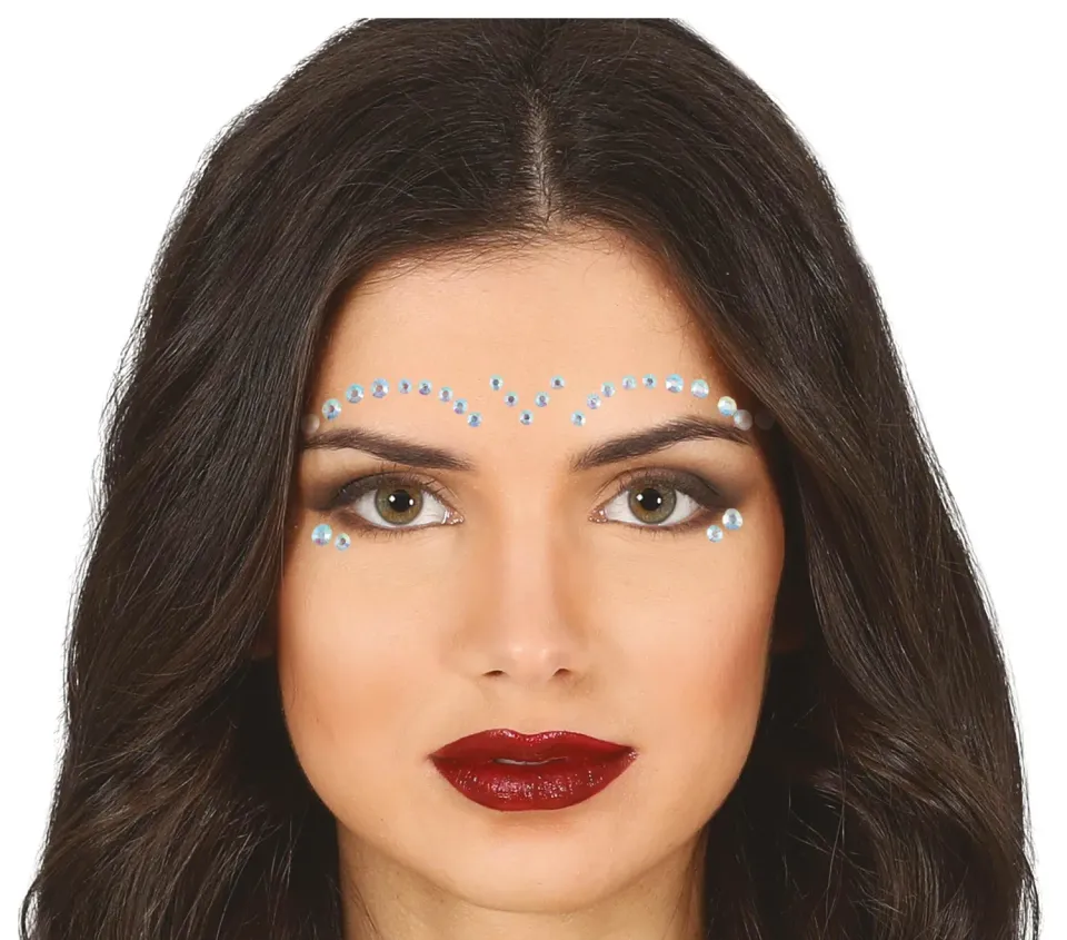 Guirca Diamanti Adesivi Iride trucco viso iridescente