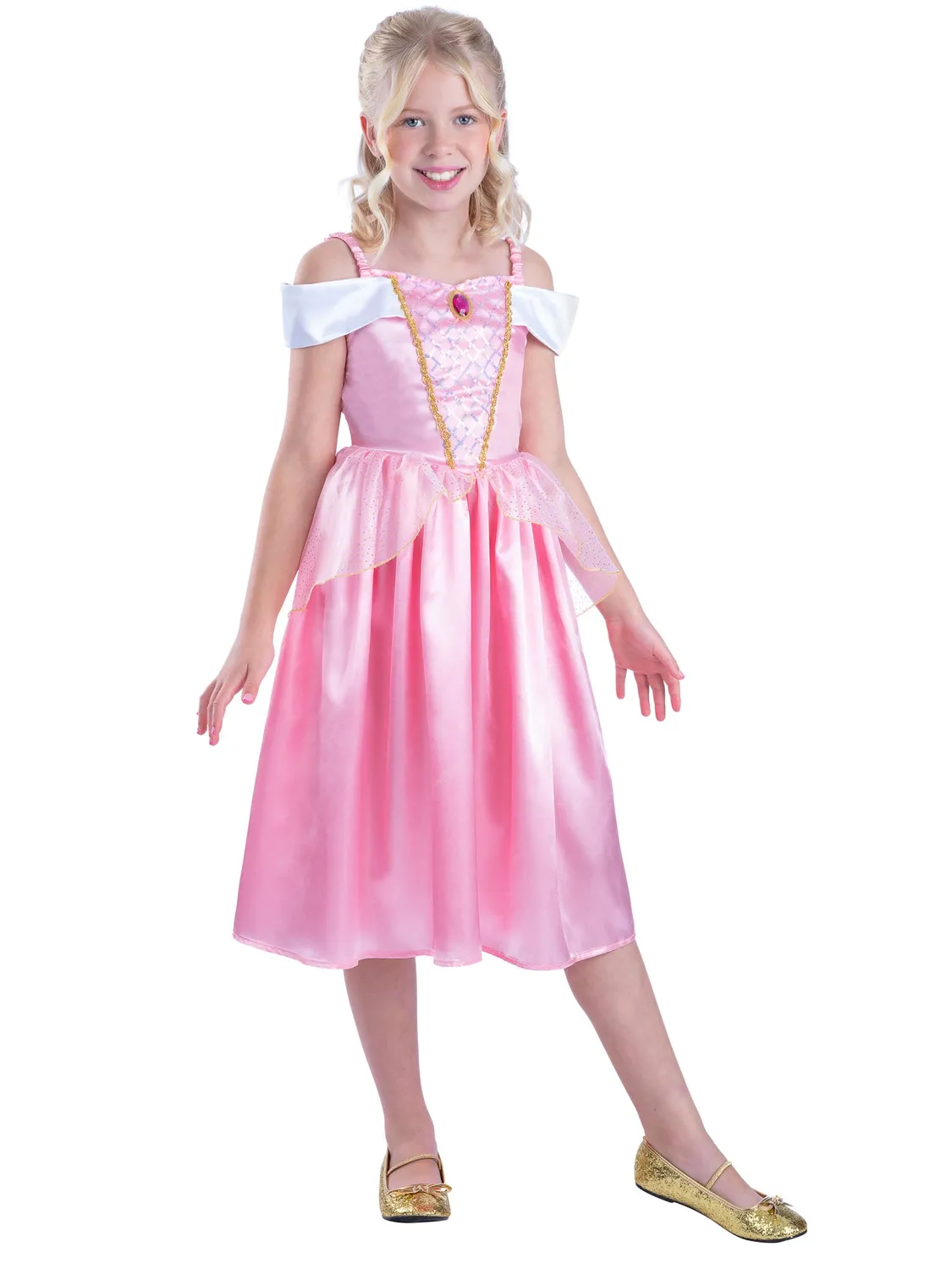 Smiffys Sleeping Princess costume principessa rosa 4-6 anni