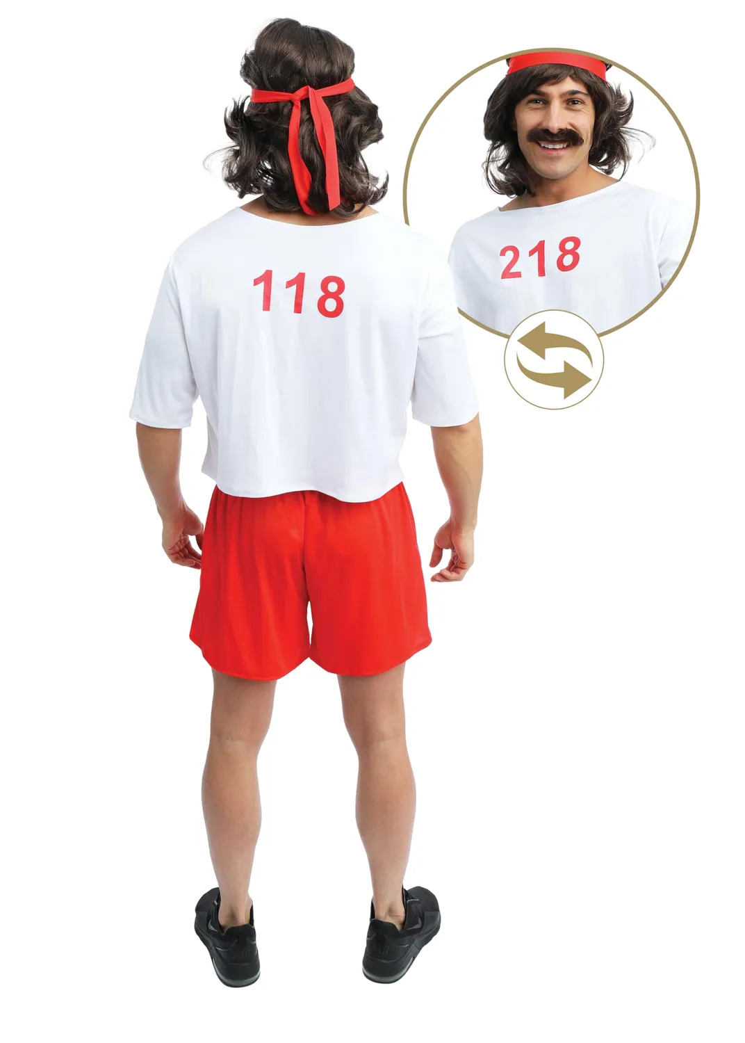 P'tit Clown 23361 costume 118 218 t-shirt reversibile L/XL