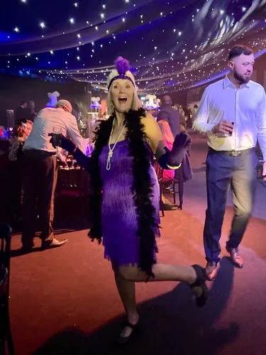 Smiffys Flapper costume donna viola anni 20