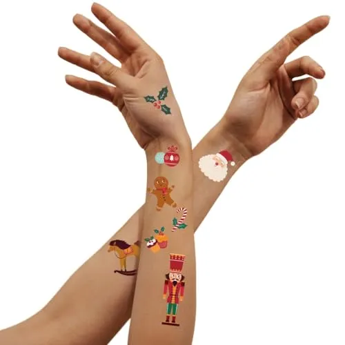 P'tit Clown 24180 Tatuaggio Natale Festa Scuola