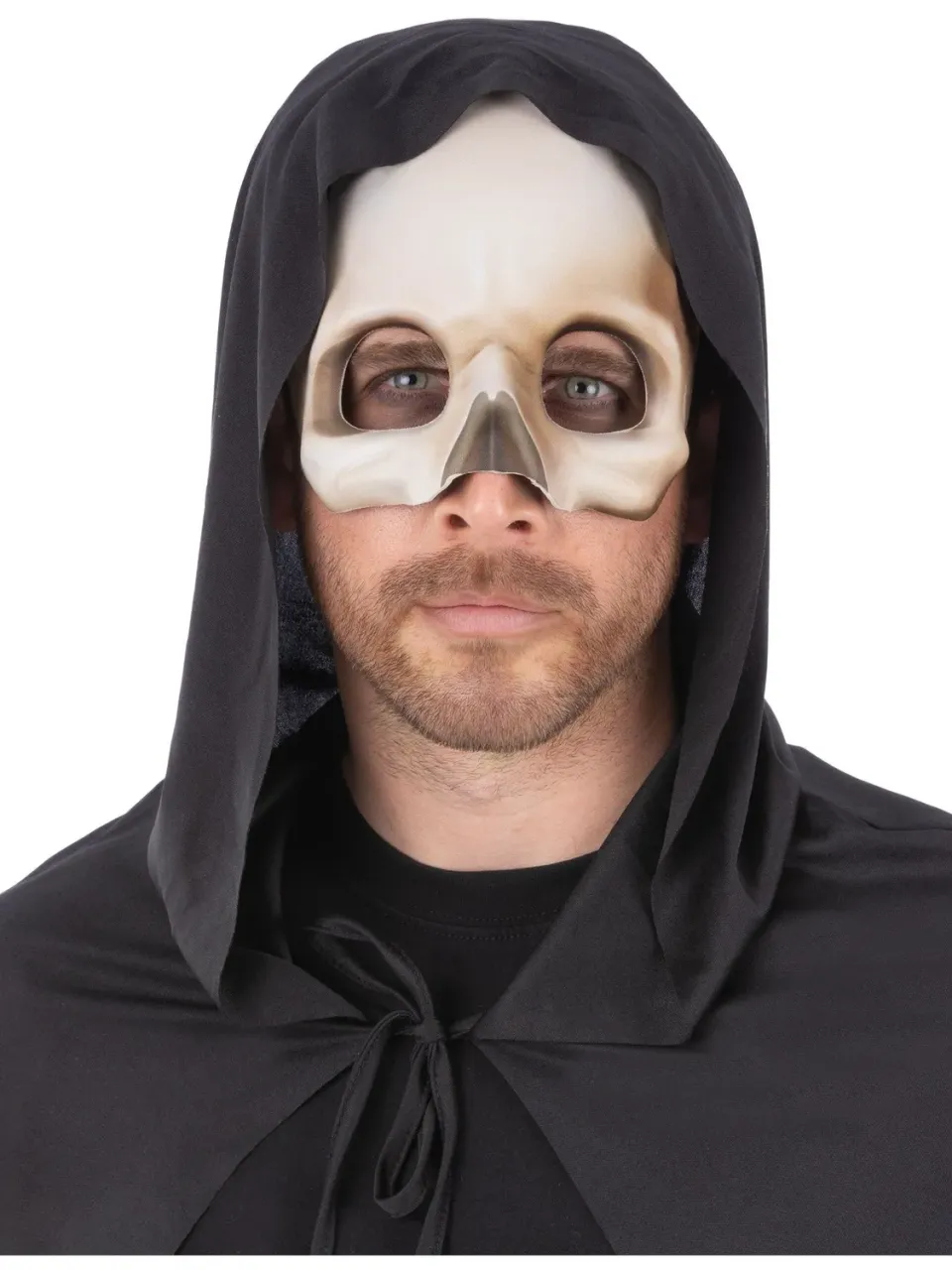 Smiffys Skeleton Eyemask maschera scheletro bianco