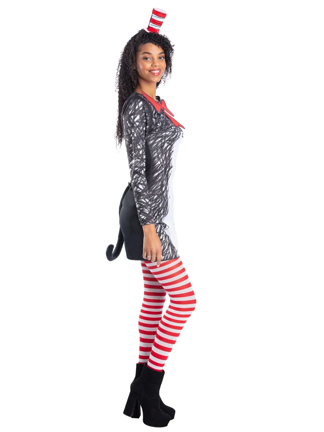 Smiffys Cat in the Hat Costume Gatto Donna L