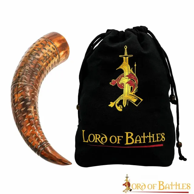 La Bottega di Merlino Corno Bere Inciso 400/500 ml
