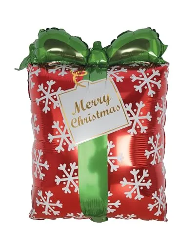 P'tit Clown Re22808 palloncino alluminio regalo Natale 54 cm