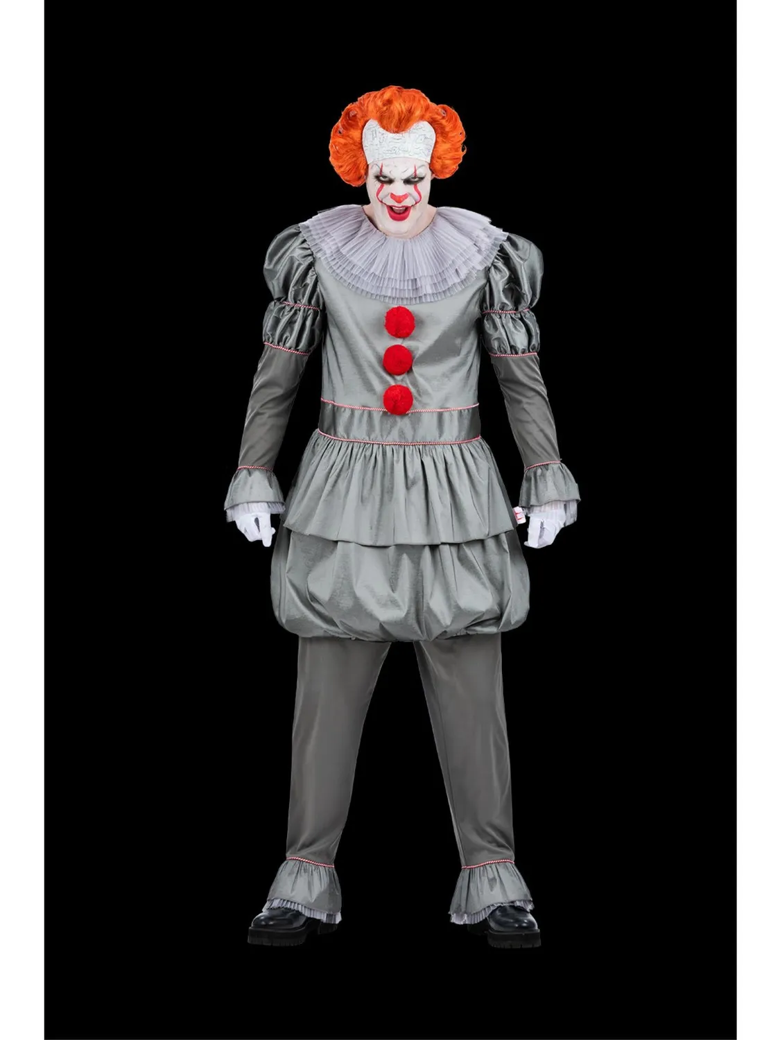 Smiffys IT Chapter 2 costume Pennywise uomo grigio