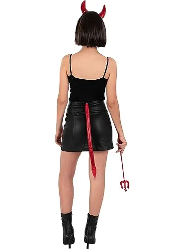 Funidelia Kit Diavolessa Rosso Accessorio Costume Unisex