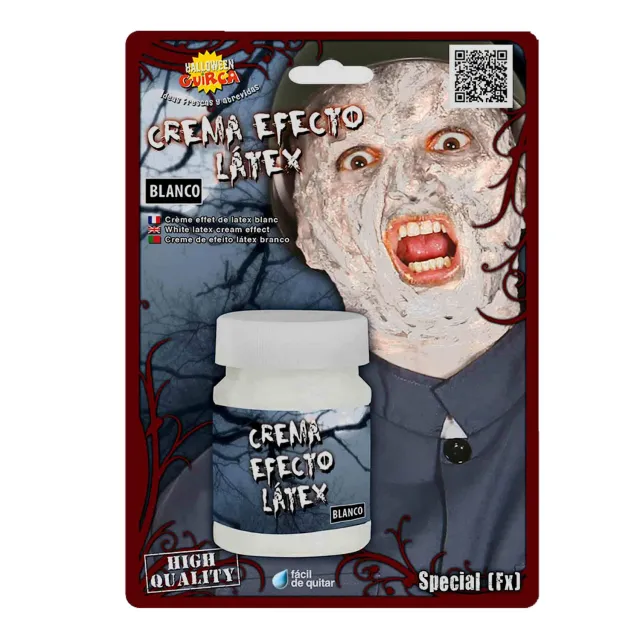 Fiestas Guirca Crema Bianca Lattice Trucco Halloween Effetti Speciali