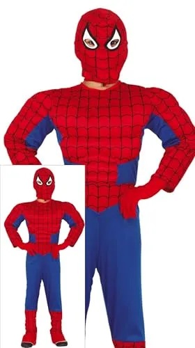 Fiestas Guirca Supereroe Muscoloso Costume Bambini 3-4 anni