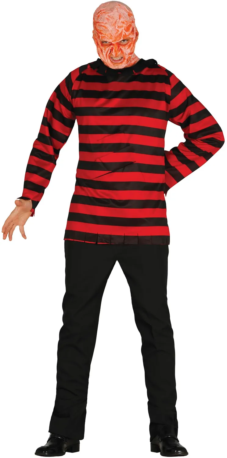 Guirca Mr. Scissors camicia costume L nero rosso