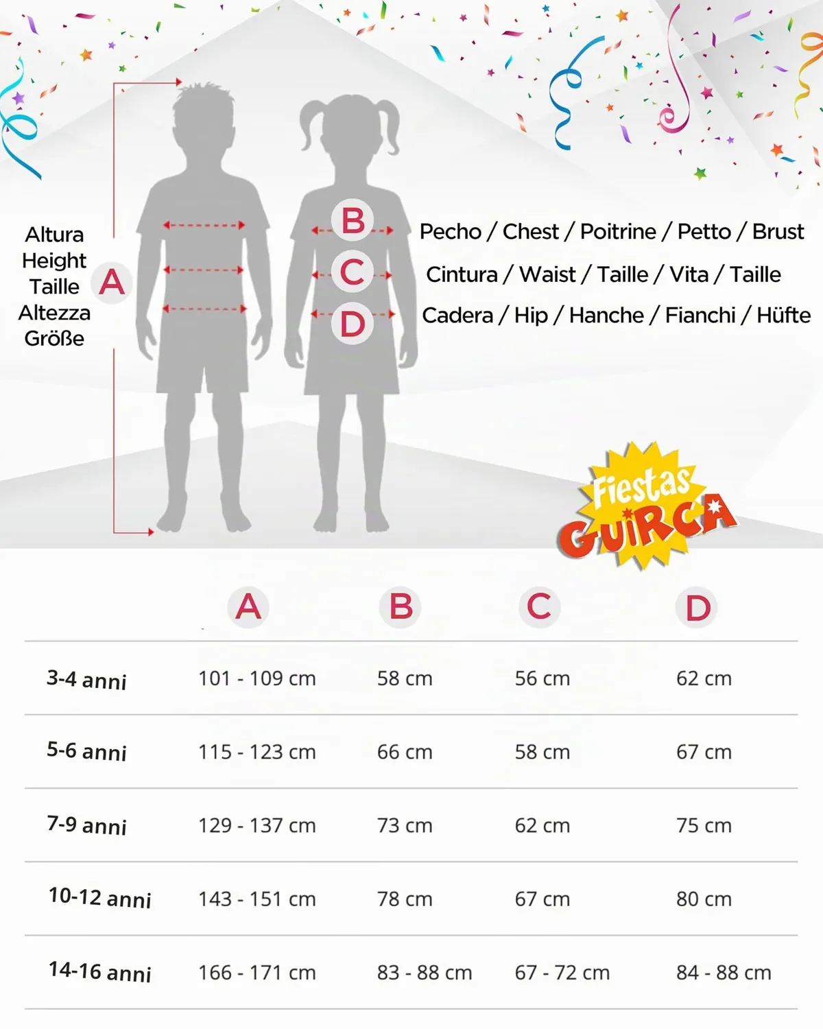 Guirca Statua della Libertà costume bambina 10-12 anni 3 pezzi