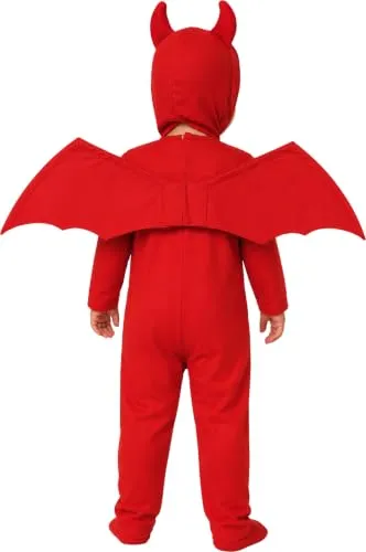 Guirca Diavoletto costume neonato rosso 18-24 mesi con ali