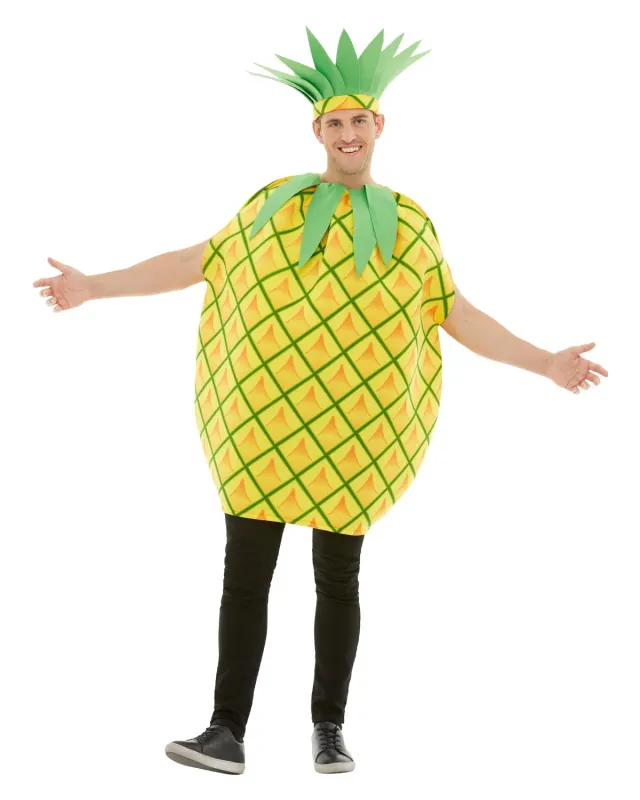 Funidelia costume ananas giallo Standard unisex frutta