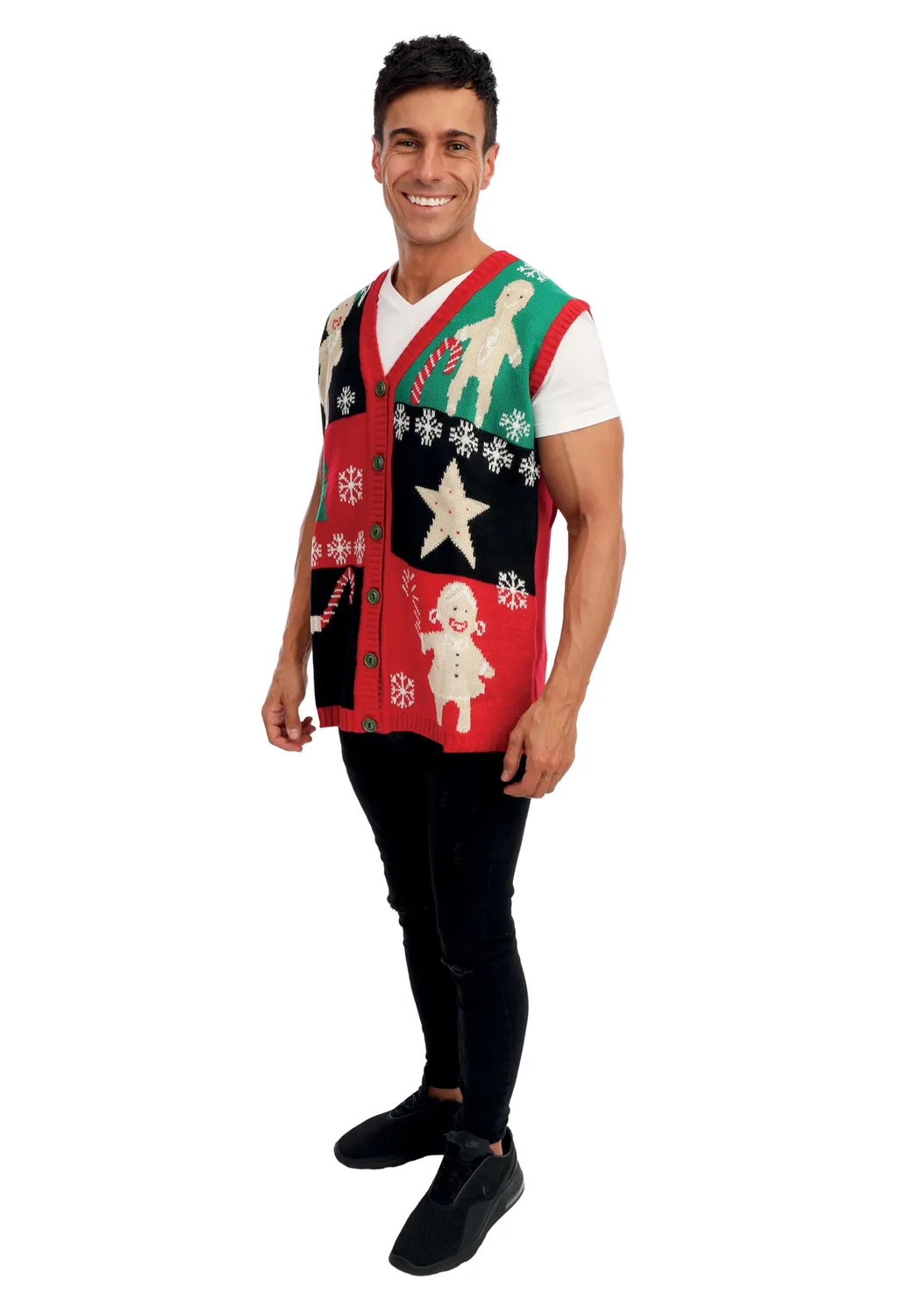 P'tit Clown re48165 gilet Natale zenzero adulto XL