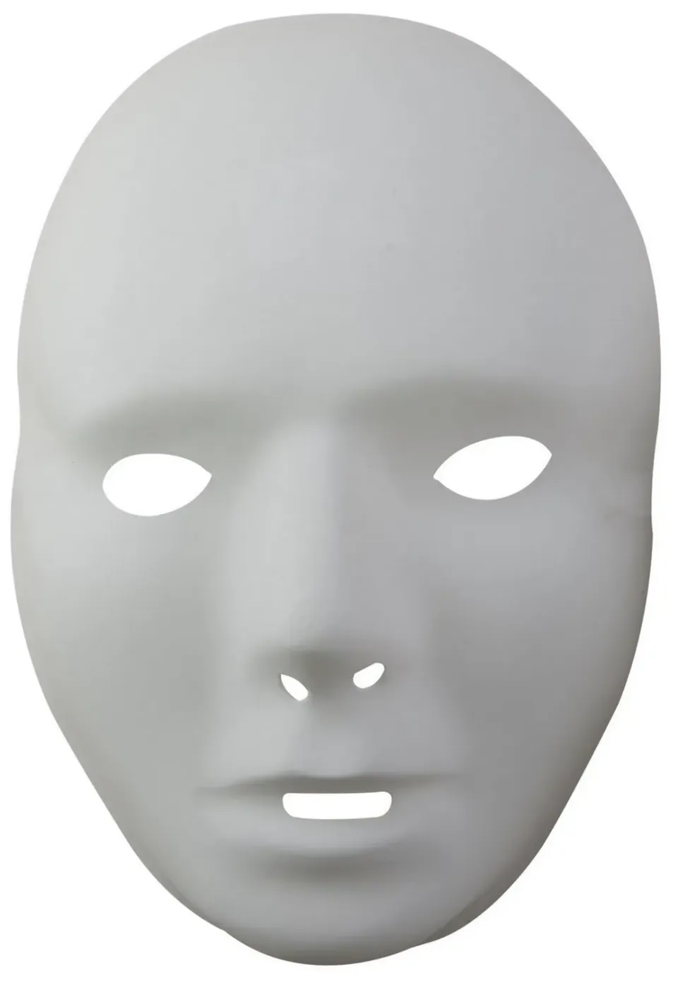 P'tit Clown Maschera Bianca Uomo maschera viso rigida