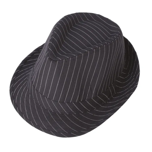 P'tit Clown Borsalino cappello adulto righe nero bianco