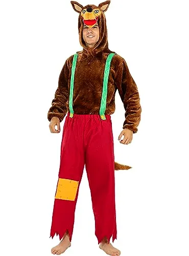 Funidelia Lupo Feroce costume adulto marrone peloso