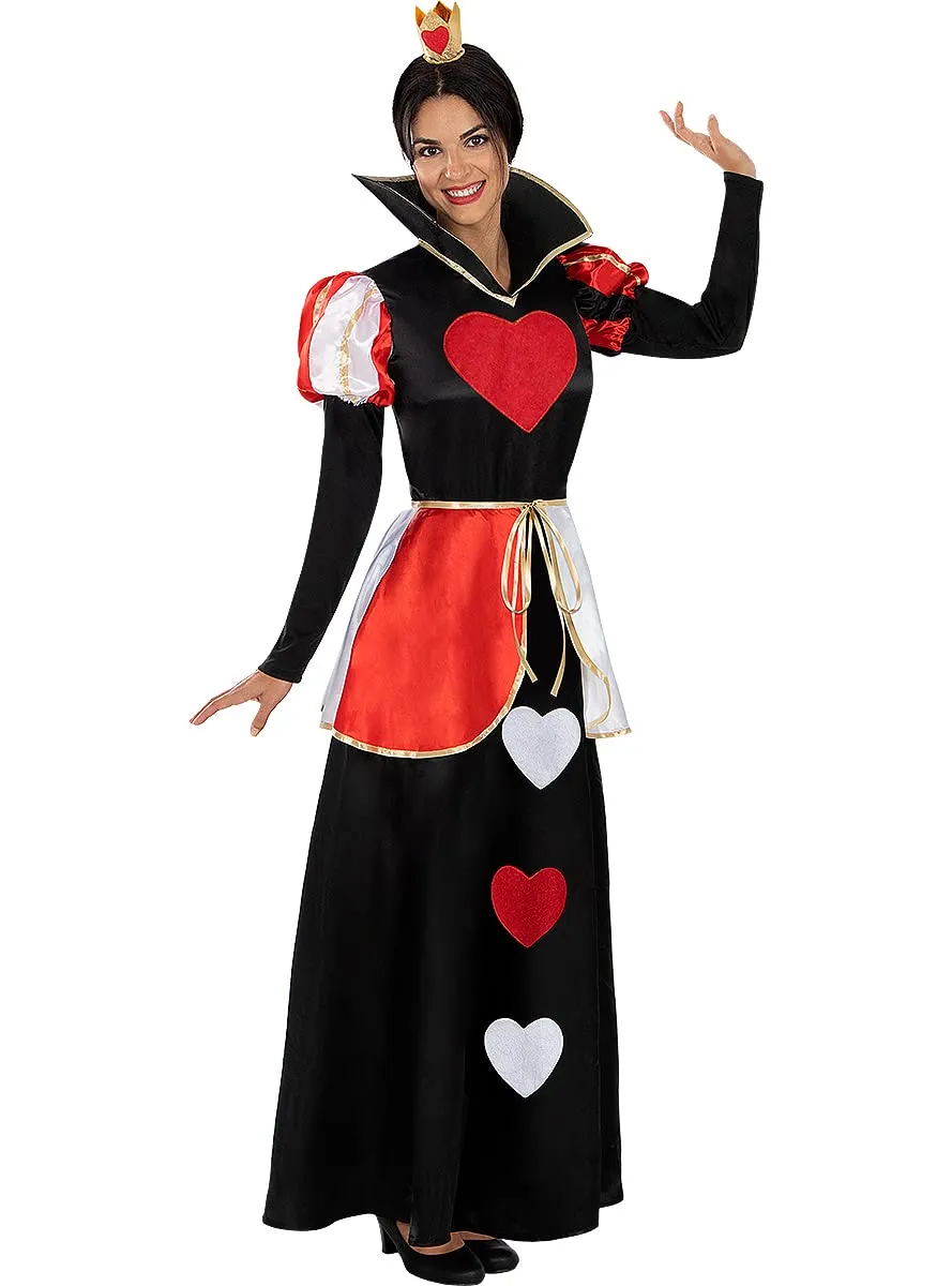 Funidelia Regina di Cuori costume donna classico rosso nero