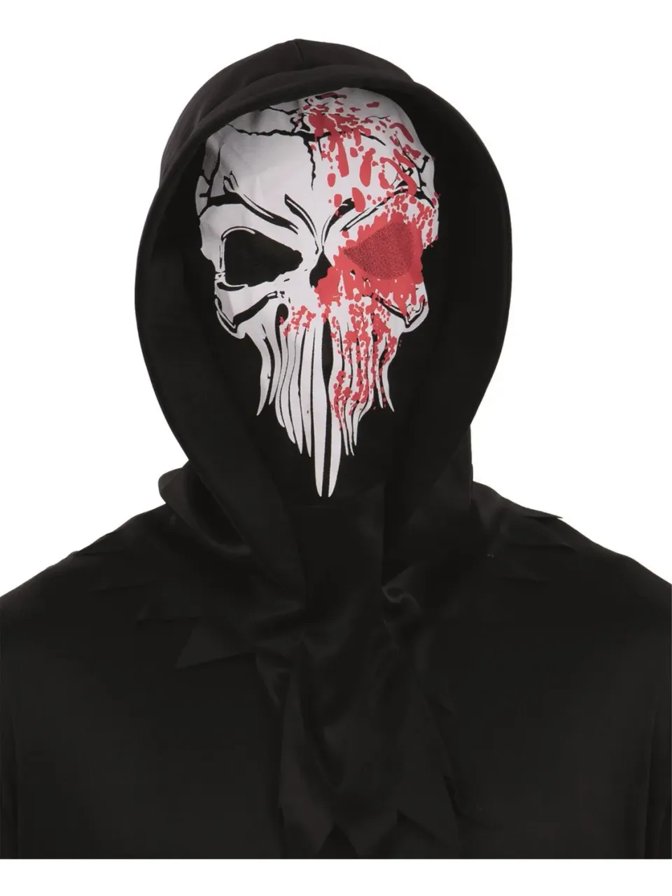 Smiffys Bloody Reaper maschera halloween teschio incappucciata