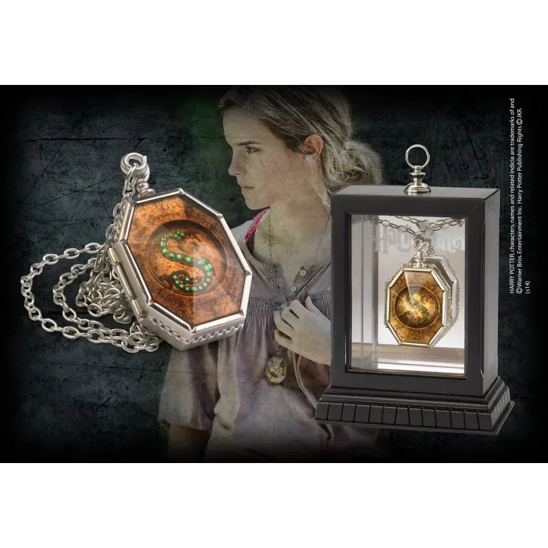 La Bottega di Merlino Medaglione Horcrux collana S verde