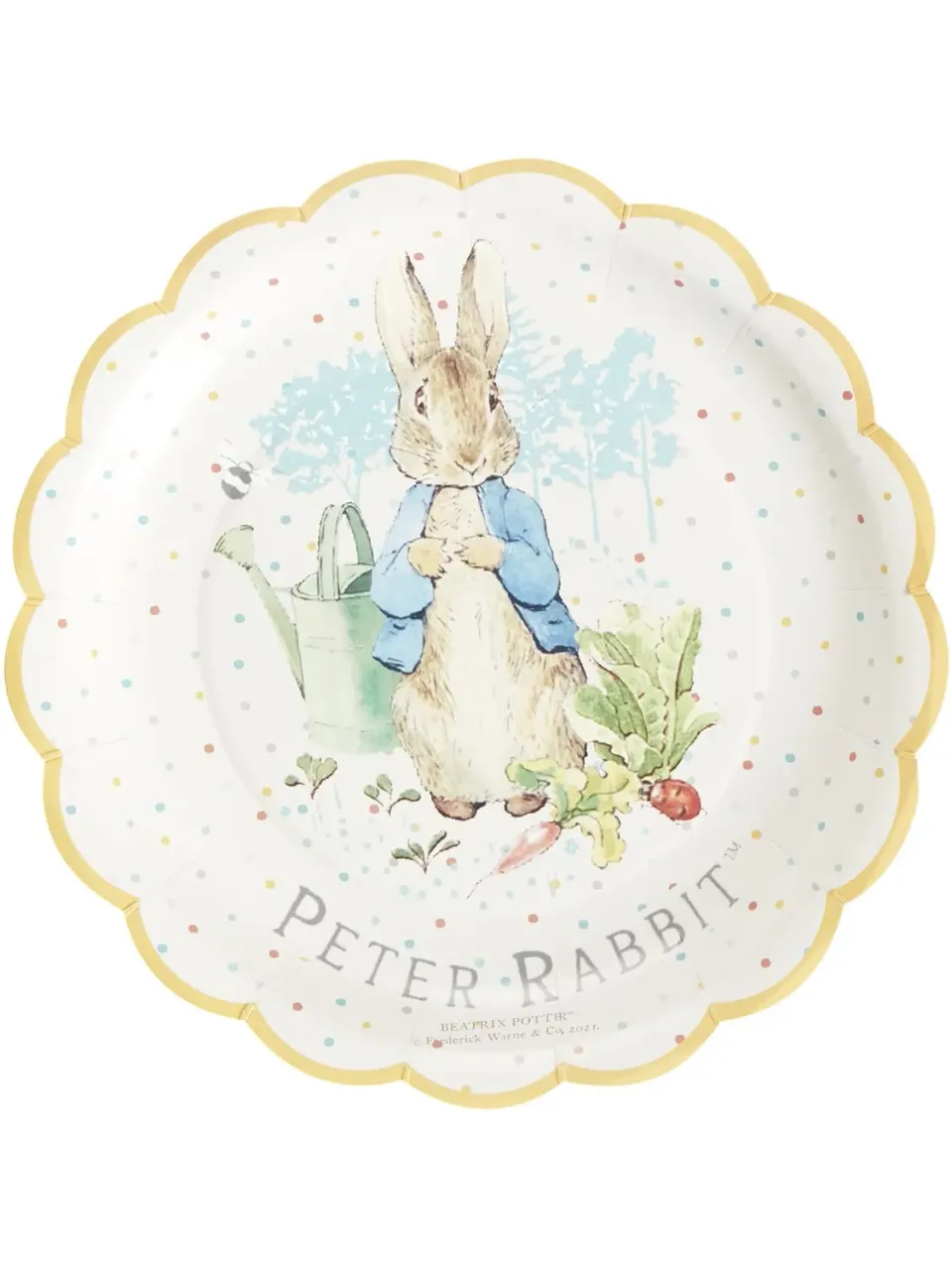 Smiffys Peter Rabbit Classic piatti festa 8 pz 23 cm