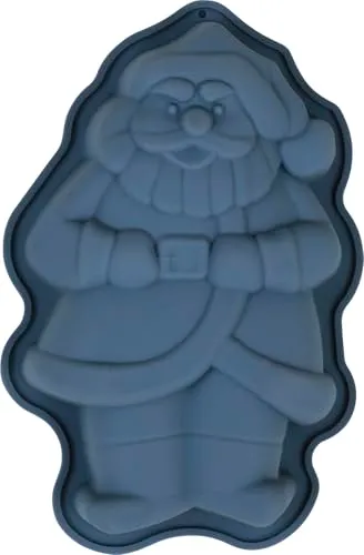 Fiestas Guirca Festa Babbo Natale stampo torta silicone grigio