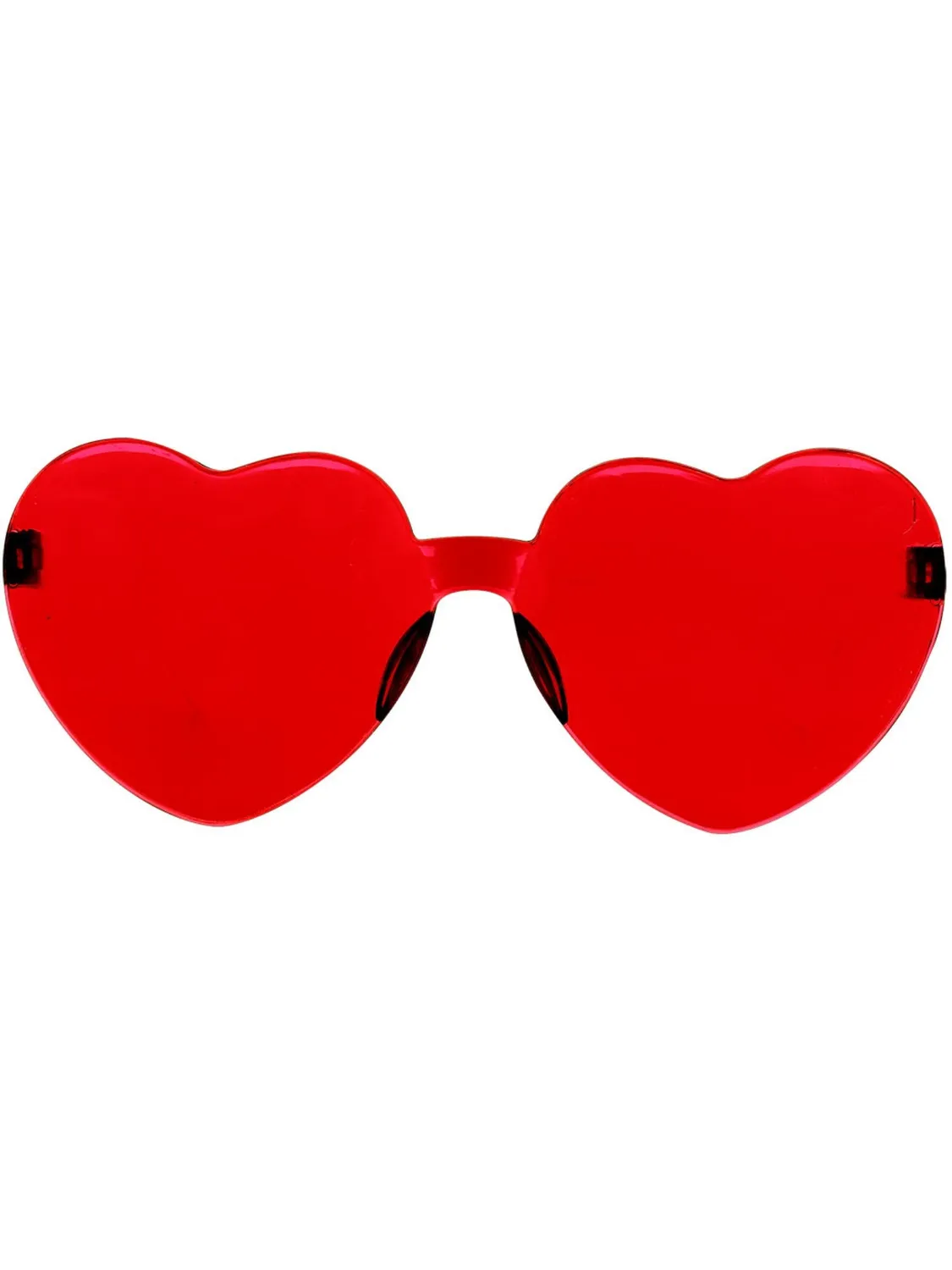 Smiffys Red Heart Specs occhiali cuore rossi unisex
