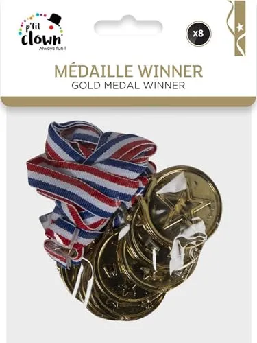 P'tit Clown 35190 medaglia oro nastro tricolore