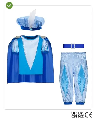 Funidelia Costume Principe bambino azzurro 3-4 anni