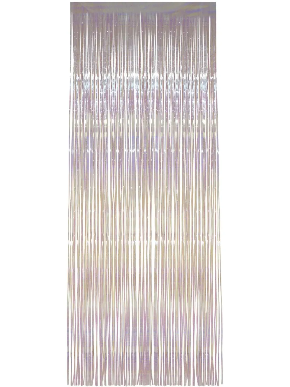 Smiffys Shimmer Curtain tenda festa bianca iridescente