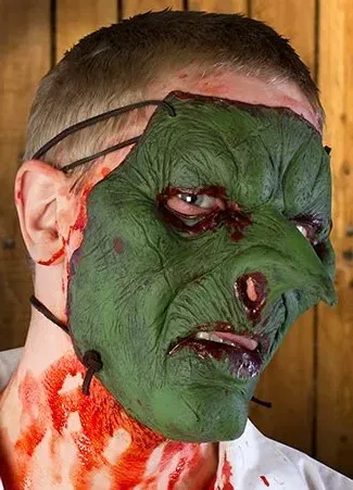 La Bottega di Merlino Goblin maschera trofeo lattice taglia unica