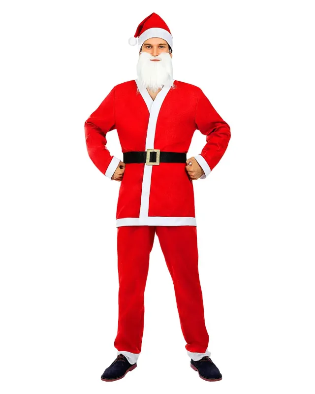 Funidelia Babbo Natale costume uomo M rosso Santa Claus
