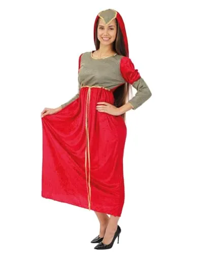 P'tit Clown Juliette 89826 costume donna L/XL rosso oro