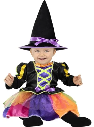 Funidelia Strega Magica Costume Bebè Nero Neonati