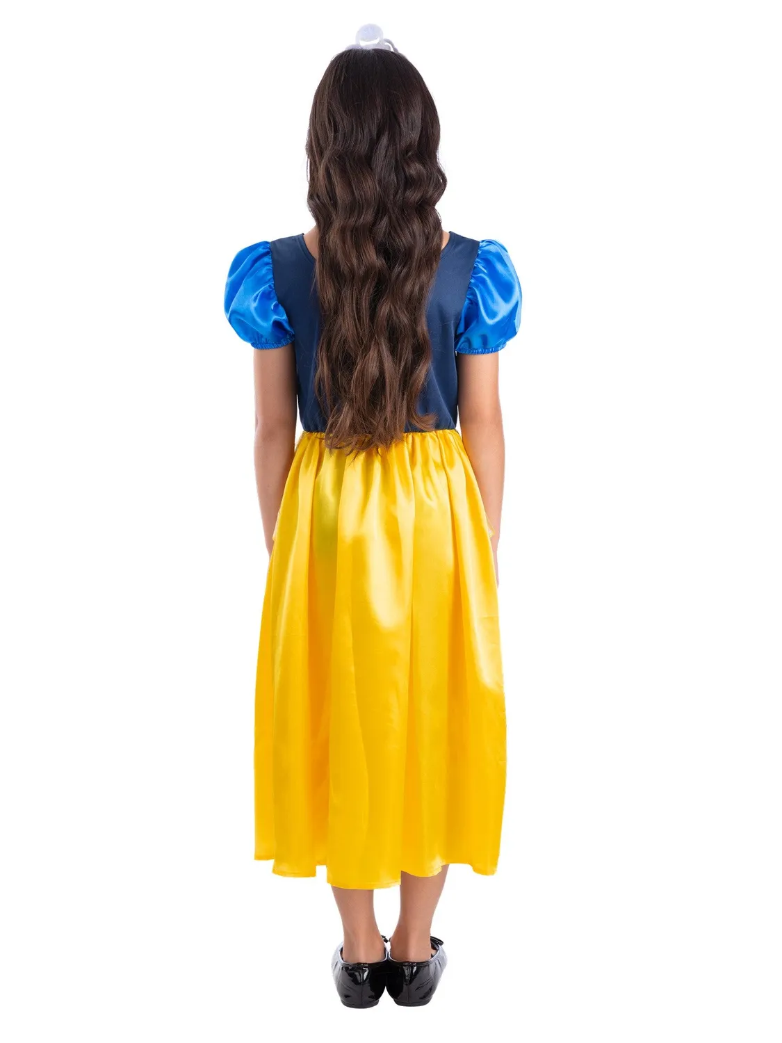 Smiffys Snow Princess costume bambina blu giallo taglia S