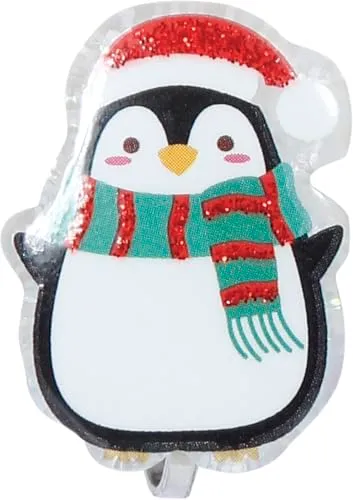 Fiestas Guirca orecchini pinguino natalizi donna multicolore coppia