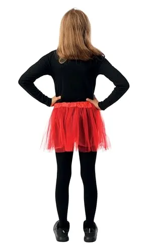 P'tit Clown Re22365 Tutù Natale Bambina Rosso tulle